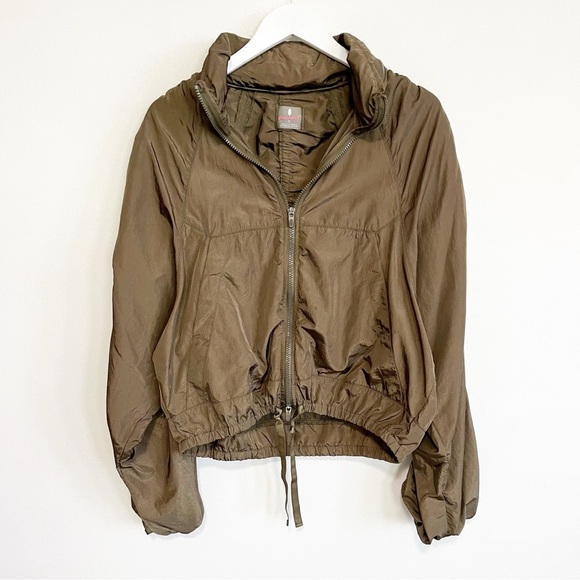 BOGO! Free People FP Movement Way Home Packable Jacket Hood Olive Green Small - Picture 6 of 15